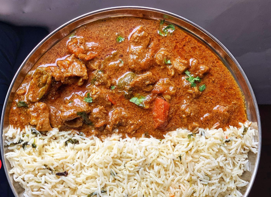 Nel Soru with Mutton Kappu Curry